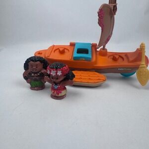 Fisher Price Little People Disney's Moana & Maui Sail Boat Set